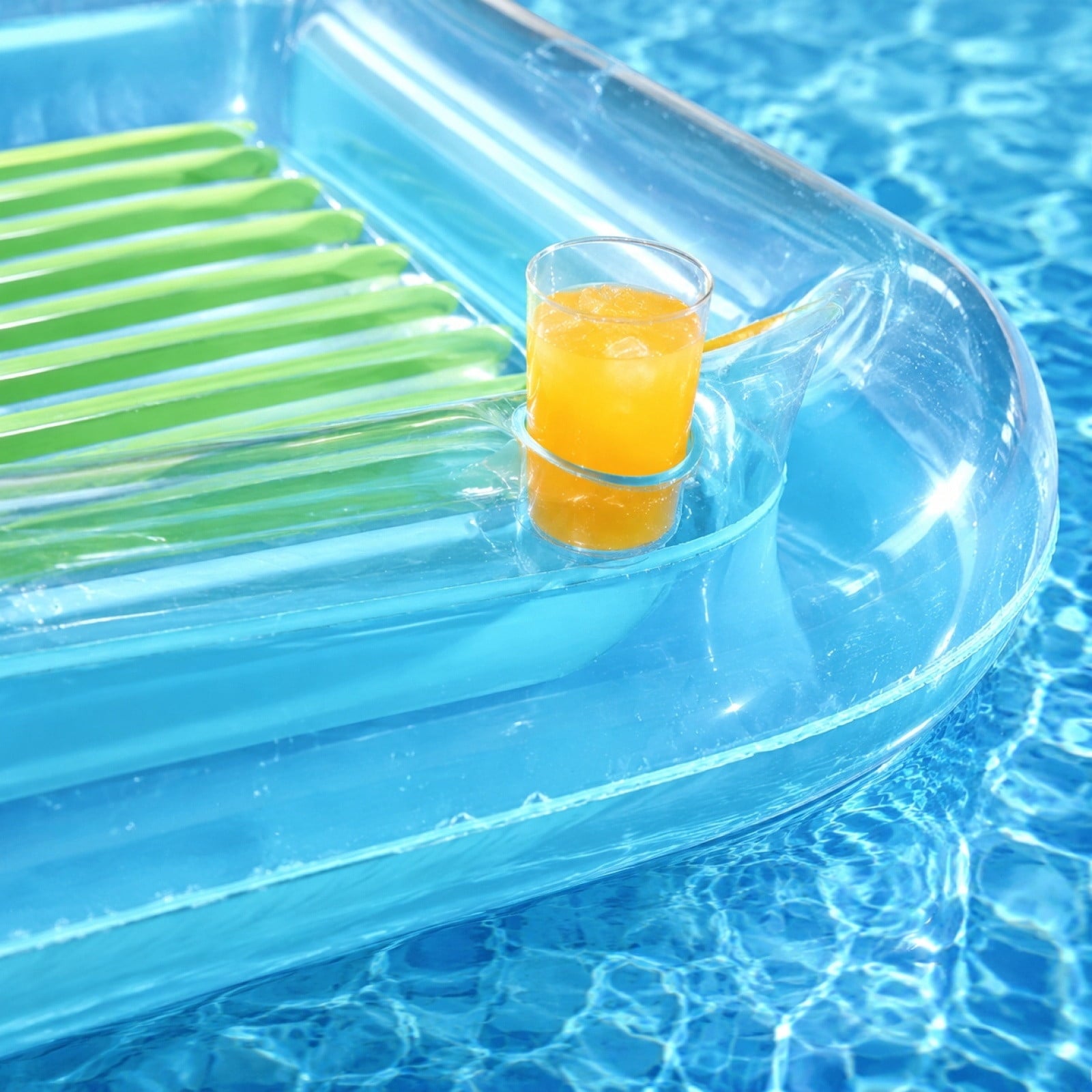Inflatable Pool Floating Sofa With Headrest, Large Water Lounger For Adults Teens/Youth, Summer Beach Pool Party